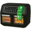 Bild von MAXXMEE Heißluftfritteuse Doppelkammer 11L 2 x 5,5l digitale Bedienung & Sichtfenster, 2400 W, besonders fettarm