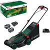 Bild von Bosch Home & Garden Akkurasenmäher Rotak 18V2-38, 38 cm Schnittbreite, (inkl. 2 Akkus und Ladegerät), Kraftvoller 3-in-1-Mäher für mittelgroße bis größere Rasenflächen