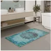 Bild von Wecon home Badematte Healing, Höhe 0,5 mm, fußbodenheizungsgeeignet, Polyester, rechteckig, Vintage, waschbar, rutschfest, schnell trocknend, robust, Badteppich