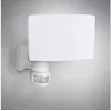 Bild von B.K.Licht LED Außen-Wandleuchte, LED fest integriert, Neutralweiß, Außenstrahler, Bewegungsmelder, Wandlampe, 20W 2300 Lumen, IP44, weiß