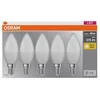 Bild von Osram LED-Leuchtmittel LED BASE Classic B40, Filament, E14, 5 St., Warmweiß