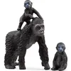 Bild von Schleich® Spielfigur WILD LIFE, Flachland Gorilla Familie (42601), (Set, 3-tlg)