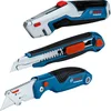Bild von Bosch Professional Cuttermesser (1600A027M4), (Set, 3-tlg), 1 x Universalmesser, 1 x Cuttermesser, 1 x Universal-Teppichmesser