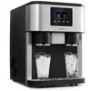 Bild von Klarstein Eiswürfelmaschine Eiszeit Crush Eiswürfelmaschine 15 kg/24h 2 Größen Crushed Ice, Eiswürfelmaschine mit Crushed Ice Eiswürfelbereiter Ice Cube Maker