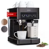 Bild von Klarstein Filterkaffeemaschine Arabica Comfort Siebträgermaschine 1350 W 20 Bar 1,8 L Touch, 1.8l Kaffeekanne, Kaffeebereiter Siebträger mit Milchschäumer & 20 bar