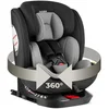 Bild von tectake Autokindersitz Kindersitz drehbar i-Size ISOFIX Seitenaufprallschutz Reboarder, (Reboarder Drehbar Linus), 5-Punkt-Gurt, verstellbare Kopfstütze, Inkl. Anleitung