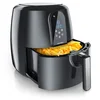Bild von Arendo Heißluftfritteuse XXL Airfryer 5,2 Liter, bis 200 Grad, 3D Umluftsystem, Display, 1800 W, Fritteuse, Heissluftfritteuse, Frittieren ohne Öl, Timer, 7 Programme