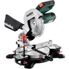 Bild von metabo Kappsäge Metabo Kappsäge KS 216 M Karton, Set, 8-St., inkl. Ablängenanschlag, Materialklemme, Spänefangsac und Sägeblatt