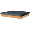 Bild von Quick Star Sandkasten-Abdeckplane Sandkasten Abdeckung 120x120cm, Mit Kordelzug und versiegelten Nähten