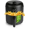 Bild von GOURMETmaxx Heißluftfritteuse 2,3 l, Airfryer mit Timerfunktion (60 Minuten Timer), 100 W, Nahezu ohne Öl, Vorheizen & Warmhalten, 1000 W &, 8 in 1 Funktionen