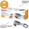 Bild von BEURER Massagegerät MG 70 für eine tiefenwirksame Klopfmassage mit Infrarotwärme, Vielseitig anwendbar mit oder ohne Handgriff, 2 Massageaufsätze