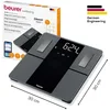 Bild von BEURER Körper-Analyse-Waage BF 500 mit automatischer Übertragung der Messdaten via Bluetooth, Gratis App "Beurer HealthManager Pro" zur grafischen Anzeige der Werte