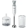 Bild von BOSCH Stabmixer ErgoMixx MSM66120, Edelstahl-Mixfuß, Zerkleinerer, 12 Stufen, weiß, 600 W, 4 Klingen, Mixbecher, Made in Europe
