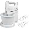 Bild von BOSCH Handmixer ErgoMixx MFQ36460, Edelst. Besen/Knethaken, Ständer, Schüssel, weiß, 450 W, 5 Stufen, ergon. Soft-Touch-Griff, Made in Europe