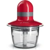 Bild von BOSCH Zerkleinerer MMR08R2, 800ml Behälter, Schlagscheibe, Edelstahl-Messer, rot, 400 W, Behälter mikrowellengeeignet, Einhand-Bedienung