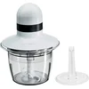 Bild von BOSCH Zerkleinerer MMR08A1, 800ml Behälter, Schlagscheibe, Edelstahl-Messer, weiß, 400 W, Behälter mikrowellengeeignet, Einhand-Bedienung
