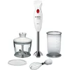 Bild von BOSCH Stabmixer CleverMixx MSM24500, Edelst. Mixfuß, Zerkleinerer, Schneebesen, weiß, 400 W, 4 Klingen, Mixbecher, Made in Europe