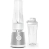 Bild von BOSCH Standmixer VitaPower Serie 2 MMB2111T, Mini-Mixer, 0,6l ToGo, 40.000 U/Min, weiß, 450 W, ToGo Flasche aus Tritan, Trinkdeckel, 4 Klingen, Made in Europe