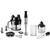Bild von BOSCH Stabmixer ErgoMaster Serie 6 MSM6M8X1, 4 Klingen, Mixfuß Edelstahl, schwarz, 1200 W, Würfelschneider, Zerkleinerer, Schneebesen, 10 J Motorgarantie