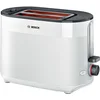 Bild von BOSCH Toaster MyMoment TAT2M121, 2 Schlitze, für 2 Scheiben, 950 W, integrierter Brötchenaufsatz, Auftaufunktion, Brotzentrierung, AutoOff
