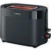 Bild von BOSCH Toaster MyMoment TAT2M123, 2 Schlitze, für 2 Scheiben, 950 W, integrierter Brötchenaufsatz, Auftaufunktion, Brotzentrierung, AutoOff