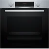 Bild von BOSCH Backofen Serie 4 HBA514BS3, mit Teleskopauszug nachrüstbar, Hydrolyse, 3D Heißluft Funktion für eine gleichmäßige Hitzeverteilung