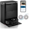 Bild von BOSCH Saugroboter Spotless Max BCRDW3B mit Wischfunktion, rotierende Wischpads, 60 W, mit Beutel, Datensicherheit, 11.000 Pa Saugkraft, Absaugstation, Carbon Bürste