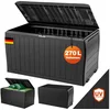 Bild von Deuba Auflagenbox Marvel Plus, Auflagenbox 270L UV-beständig Haltegriffe Rollen Kissenbox Anthrazit