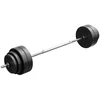 Bild von GORILLA SPORTS Hantel-Set E-Series Langhantelset 25 mm Kunststoff 60 kg