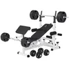 Bild von GORILLA SPORTS Hantelbank inkl. 100kg Hantelset, Ablage - Trainingsbank, Gewichten, Kraftstation