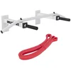 Bild von GORILLA SPORTS Klimmzugstange Klimmzugset (Klimmzugstange + Resistance Band) weiß und schwarz (1-tlg)