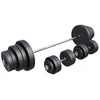 Bild von GORILLA SPORTS Langhantel Langhantelset Kunststoff 60 kg - 130 kg