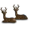 Bild von Mirabeau Weihnachtsfigur Hirsch 2er Set Janville antikbraun (2er Set, 2er Set), Weihnachtsdekoration