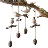 Bild von Mirabeau Dekoobjekt Vogel 4er Set Vianne braun, Dekovogel