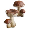 Bild von Mirabeau Dekoobjekt Deko-Pilz 2er Set Beenie braun, none