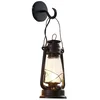 Bild von Lindby Wandleuchte Raisa, Metall, Braun IP20, 1 x 40 W