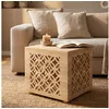 Bild von Homestyle4u Nachttisch Wohnzimmer Holz Blumenständer Hocker Nachttisch Pflanzen Massiv Natur