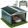 Bild von Gardebruk Mähroboter-Garage, Satteldach Metall 86x100x63cm Witterungsbeständig 4x Erdanker Carport