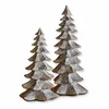 Bild von Mirabeau Weihnachtsfigur Deko-Baum 2er Set Calavi antiksilber (2er Set, 2er Set), none