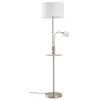 Bild von Lindby Stehlampe Aovan, Metall, Alu IP20, 1 x 15 W LED E27 + 1 x 10 W LED E14