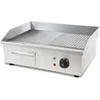 Bild von vertes Elektrogrill Grillplatte Bratplatte Plancha Grill Elektrisch 3000W, 3000 W, Edelstahl Grillfläche Glatt & Mit Rillen 55x35cm