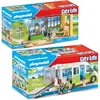 Bild von Playmobil® 71329-31 2er-Set Schulbus + Klimakunde Konstruktions-Spielset