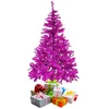 Bild von Mojawo Künstlicher Weihnachtsbaum Weihnachtsbaum 150 cm inkl Ständer Lila / Pink