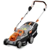 Bild von FUXTEC Akkurasenmäher FX-E2RM43SET, 43 cm Schnittbreite, 40 L Fangkorb, E-Start, 2x20V Akku, Schnitthöhe 25-75mm