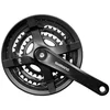 Bild von Shimano Fahrradkurbel Tourney Kettenrad Garnitur 28 38 48 Z schwarz 3x8 7 6 fach FC