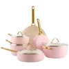 Bild von GREENPAN Pfannen-Set Padova Reserve 6-tlg. Topf & Pfannen-Set Spülmaschinenfest, Aluminium, Kratzfest, Keramik, alle Herdarten, Backofengeeignet Ø 18-28 cm