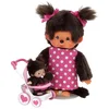 Bild von Monchhichi Plüschfigur Kinderwagen-Set mit Mutter & Kind 20 cm Monchhichi Puppe