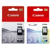 Bild von Canon 2er Set Original Canon PG-510 Black (2970B001) + CL-511 Color (2972B00 Tintenpatrone