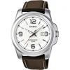 Bild von CASIO TIMELESS COLLECTION Quarzuhr MTP-1314PL-7AVEF, Armbanduhr, Herrenuhr, analog, Datum, Lederarmband