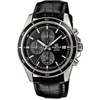 Bild von CASIO EDIFICE Chronograph EFR-526L-1AVUEF, Quarzuhr, Armbanduhr, Herrenuhr, Stoppfunktion, Datum, Lederarmband